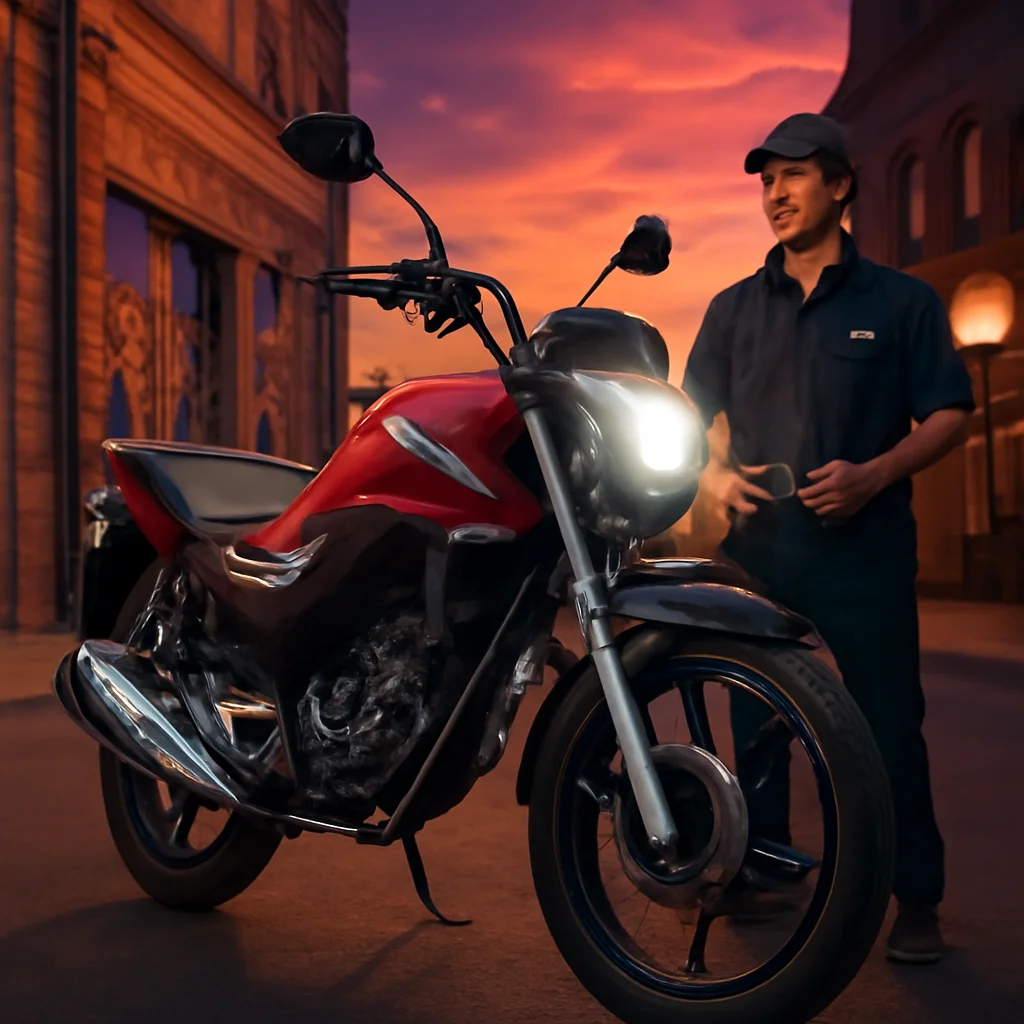 Comprar moto usada com farol de led vale a pena?