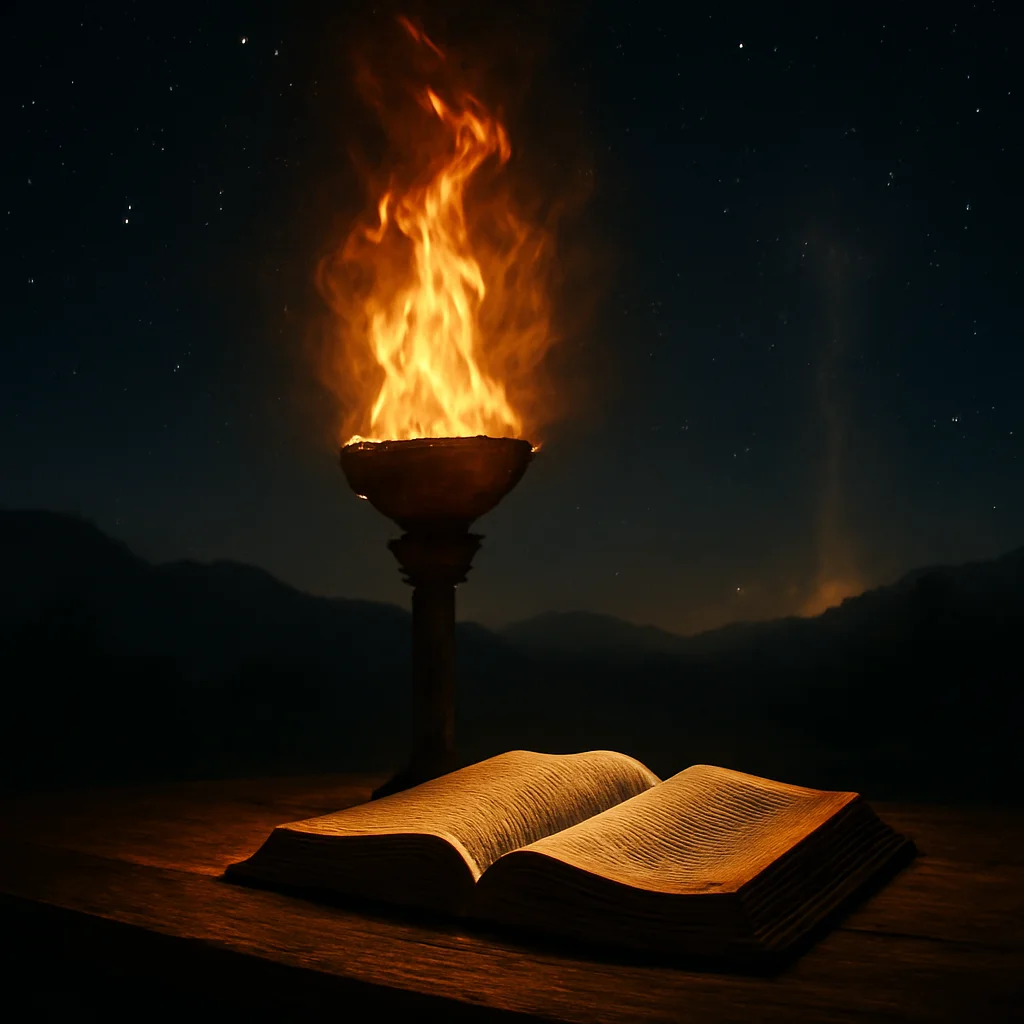 O que a bíblia fala sobre tocha de fogo