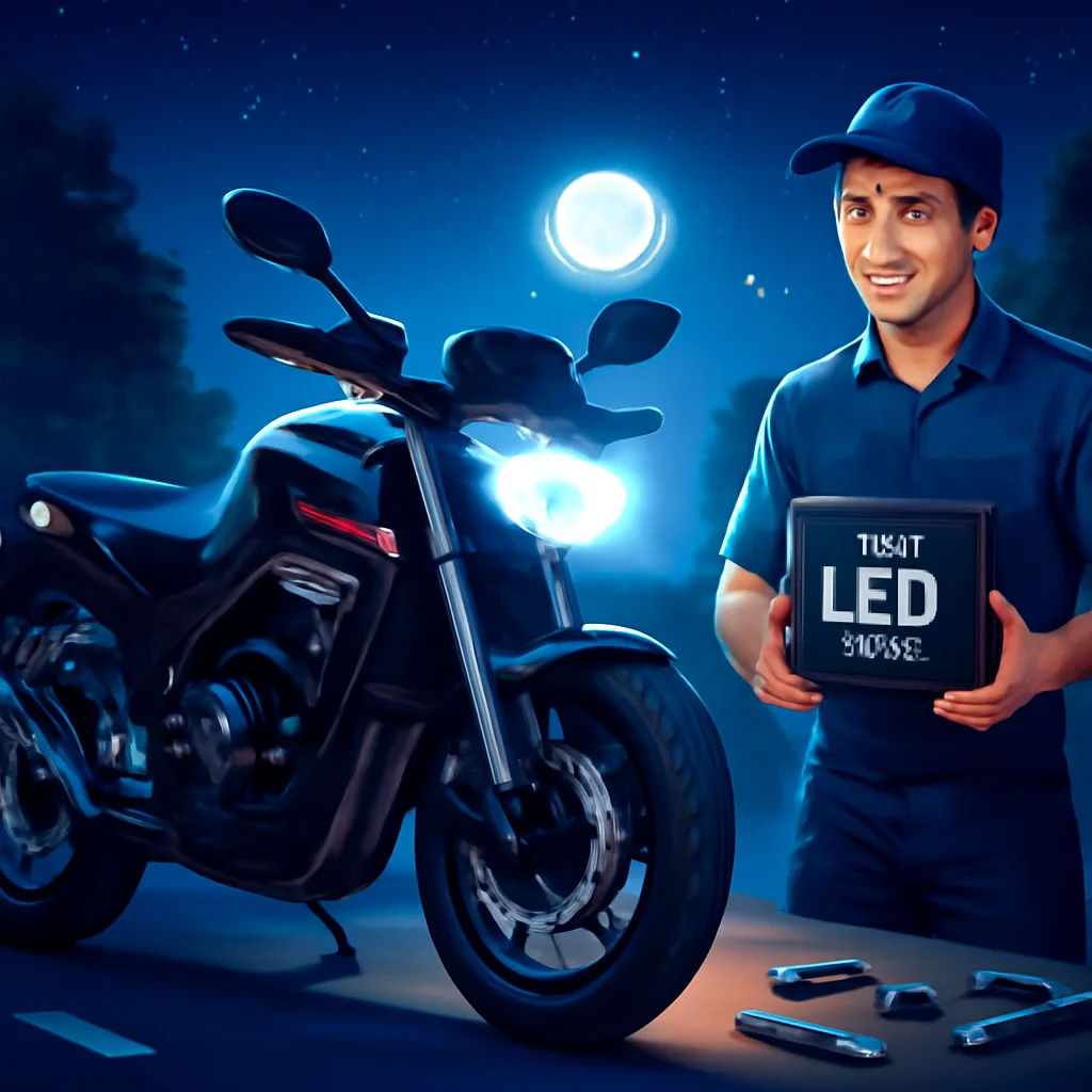 Valor para legalizar farol de led em moto